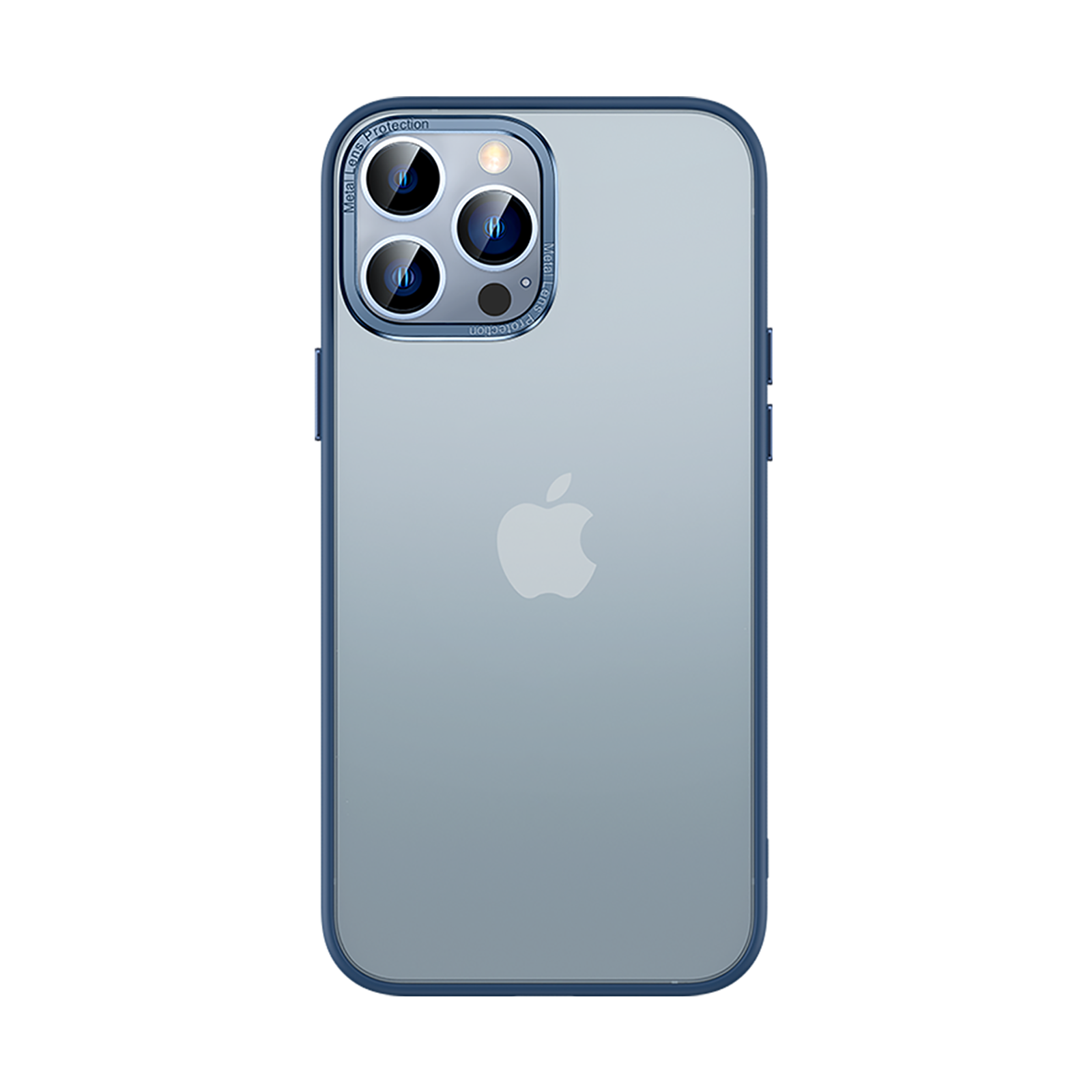 Buy Inbase Luxe Matte Back Cover For Apple Iphone Pro Anti Microbial Blue Online Croma